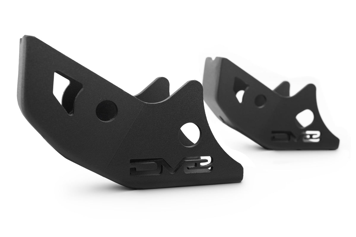 DV8 Offroad - 2016-2023 Toyota Tacoma Rear Shock Skid Plates - SPTT1-02