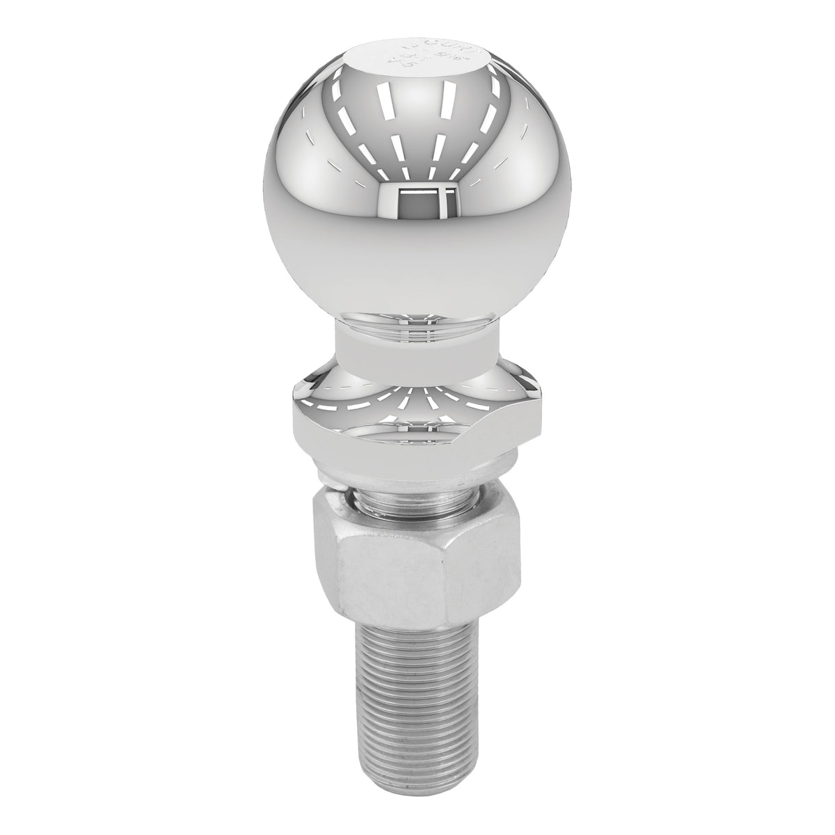 CURT 40021 Chrome Trailer Hitch Ball, 6,000 lbs, 2-5/16-Inch Diameter, 1 x 3-Inch Shank