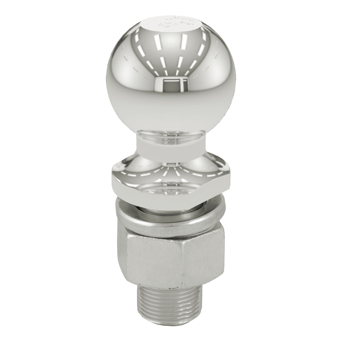 CURT 40055 Stainless Steel Trailer Hitch Ball, 15,000 lbs, 2-5/16-Inch Diameter, 1-1/4 x 2-5/8-Inch Shank
