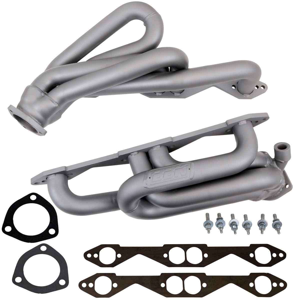 BBK 96-98 GM Truck SUV 5.0 5.7 Shorty Tuned Length Exhaust Headers - 1-5/8 Titanium Ceramic - 4007