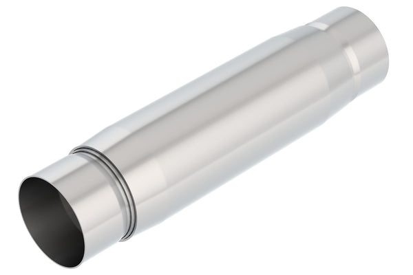 Borla CrateMuffler Resonator Option 3in Center/Center 3.5in Round x 10in
