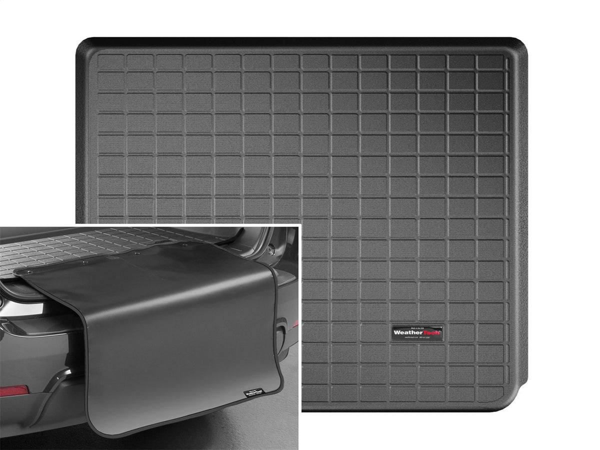Weathertech - Cargo Liner w/Bumper Protector - Black Behind 2nd Row Seating 18-24 Chevrolet Equinox / 18-24 GMC Terrain 
