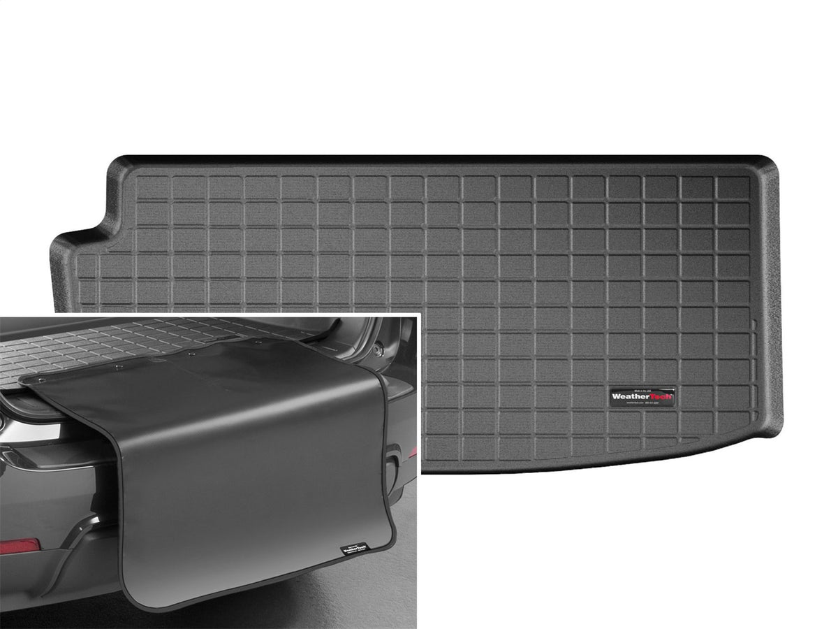 Weathertech - Cargo Liner w/Bumper Protector - Black Behind 3rd Row Seating 18-24 Chevrolet Traverse - 401063SK