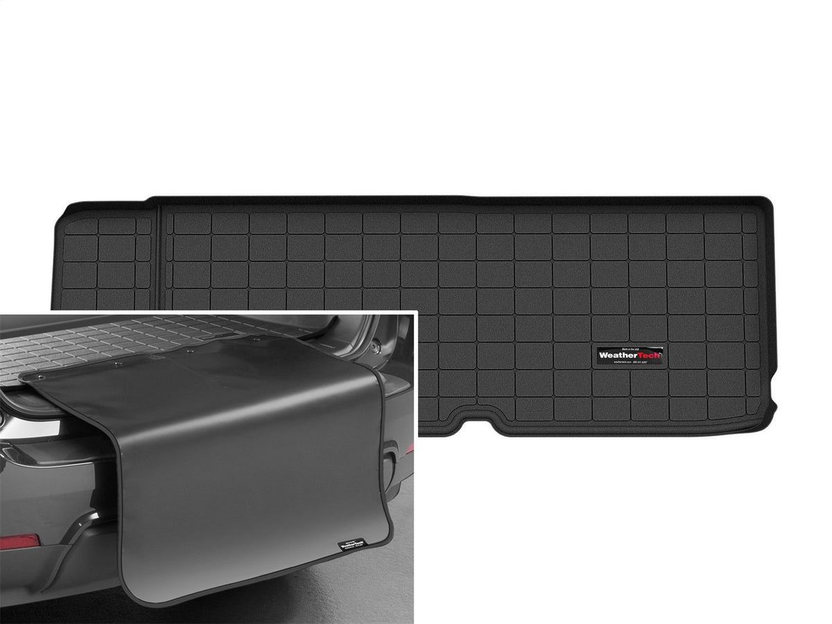 Weathertech - Cargo Liner Black Set 21-25 Tesla X - 401453-1455SK