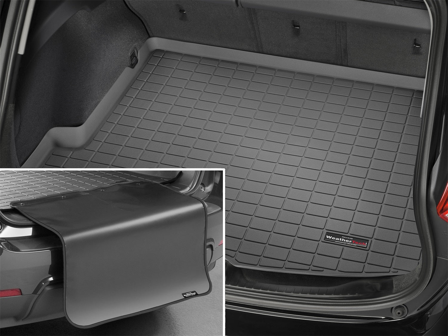 Weathertech - Cargo Liner w/Bumper Protector - Black Behind 2nd Row Seating 25-26 Kia Seltos - 401813SK