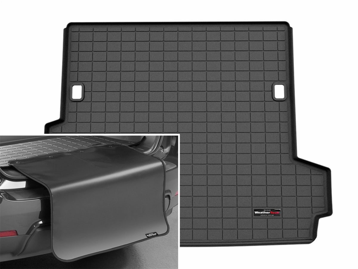 Weathertech - Cargo Liner w/Bumper Protector - Black Behind 2nd Row Seating 25 4Runner - 401831SK
