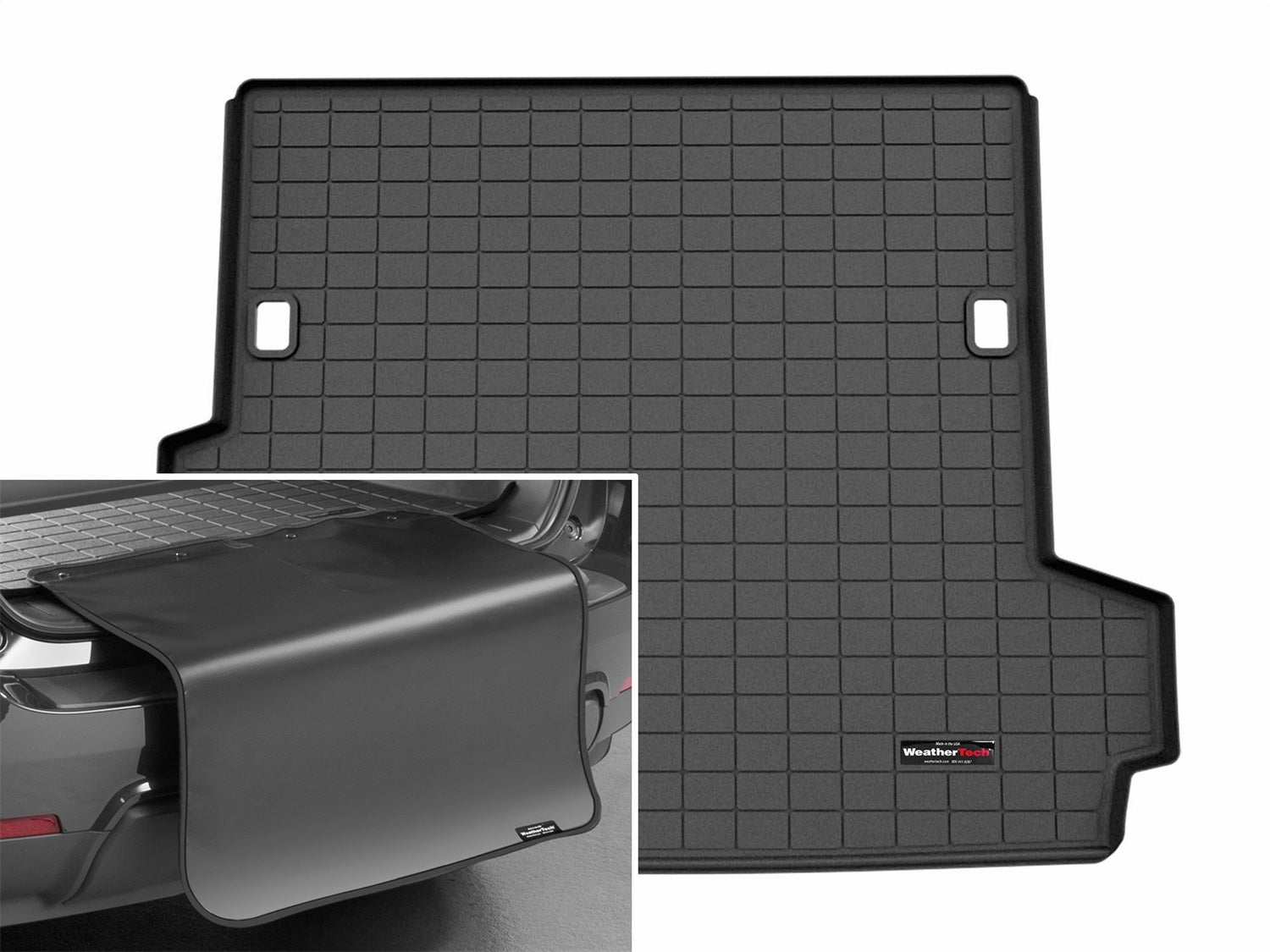 Weathertech - Cargo Liner w/Bumper Protector - Black Behind 2nd Row Seating 25 Toyota 4Runner - 401831SK