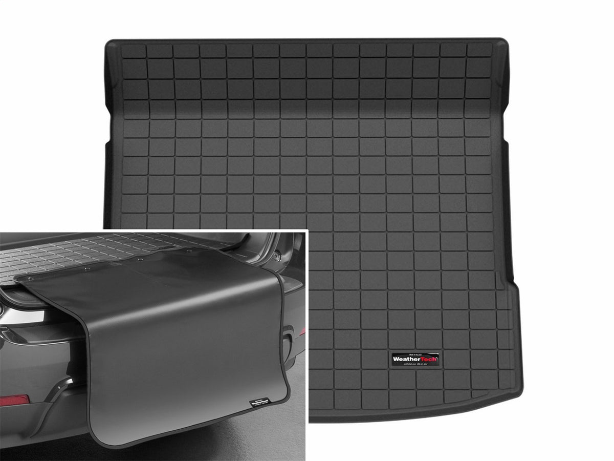 Weathertech - Cargo Liner w/Bumper Protector - Black Behind 2nd Row Seating 25 Q6 / 25 SQ6 - 401838SK