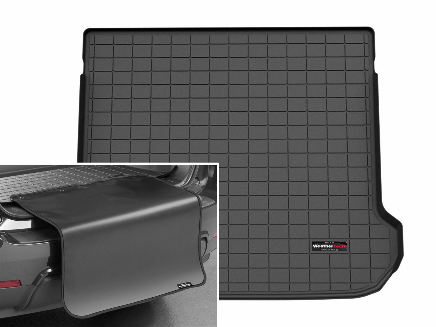 Weathertech - Cargo Liner w/Bumper Protector - Black Behind 2nd Row Seating 25 Hyundai Ioniq-5 - 401851SK