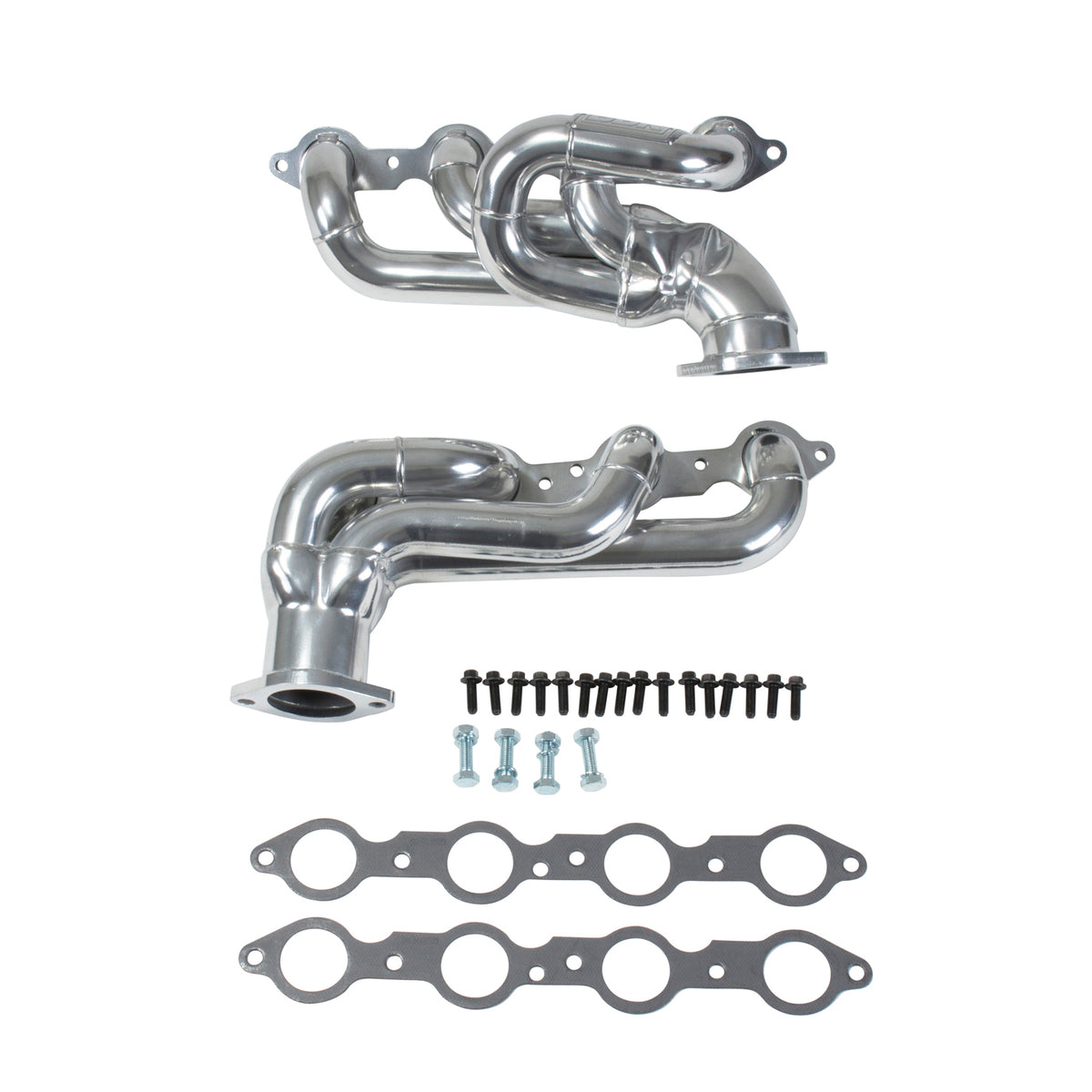 BBK 10-15 Camaro LS3 L99 Shorty Tuned Length Exhaust Headers - 1-3/4 Silver Ceramic - 40200