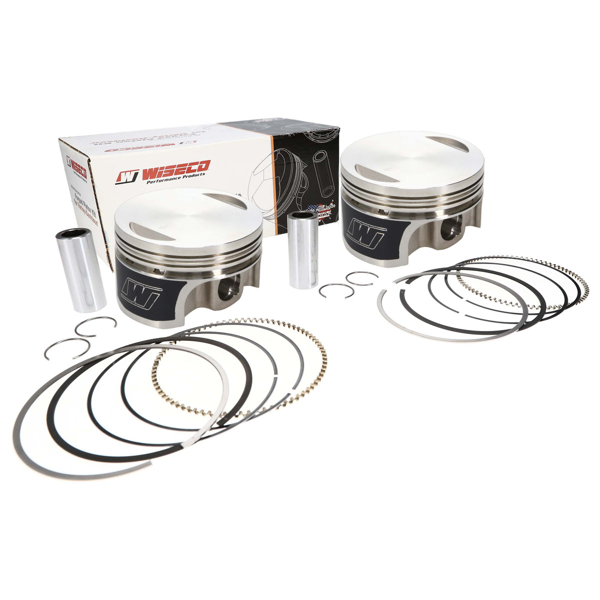 Wiseco Tracker Series 1340 Evo Domed 101 CR Piston Kit - K0216P2