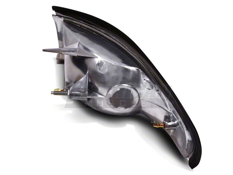 Raxiom 94-98 Ford Mustang Axial Series Cobra Style Headlights- Chrome Housing (Clear Lens) - 49049