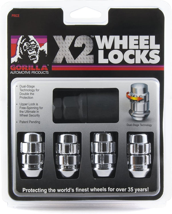 Gorilla Automotive - X2 Lock Acorn 12-1.25 CHR Clam - 71621X