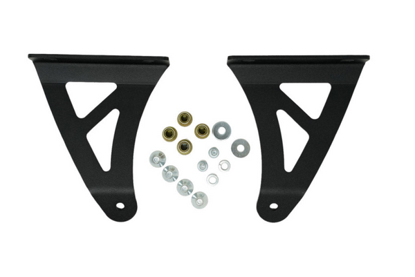 Cali Raised 2003-2024 Toyota 4Runner 52 Curved Led Light Bar Roof Brackets Kit - Bracket Only - CR2337 - front view