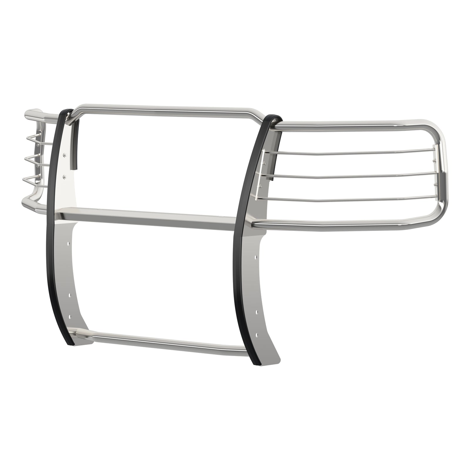 ARIES 4091-2 1-1/2-Inch Polished Stainless Steel Grille Guard, No-Drill, Select Chevrolet Silverado 1500