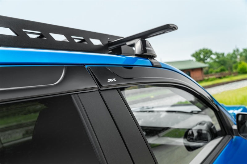 AVS 05-18 Nissan Frontier Crew Cab Ventvisor Low Profile Window Deflectors 4pc - Matte Black - 774037