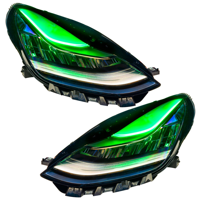 Oracle 17-21 Tesla Model 3 Headlight DRL Upgrade Kit - ColorSHIFT 2 SEE WARRANTY - 1286-333
