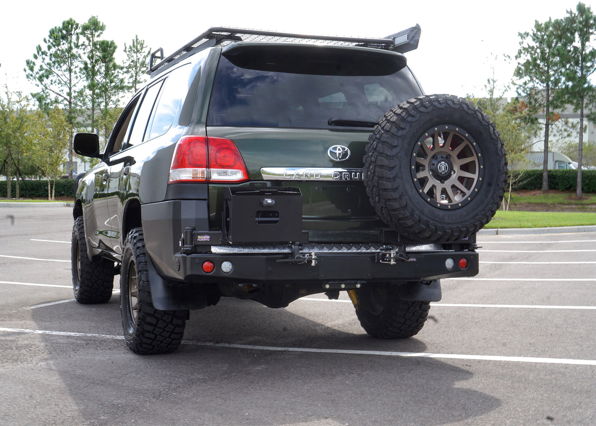Dobinsons Rear Bumper With Swing Outs for Toyota Landcruiser 200 Series 2008 to 2019 (BW80-4105)