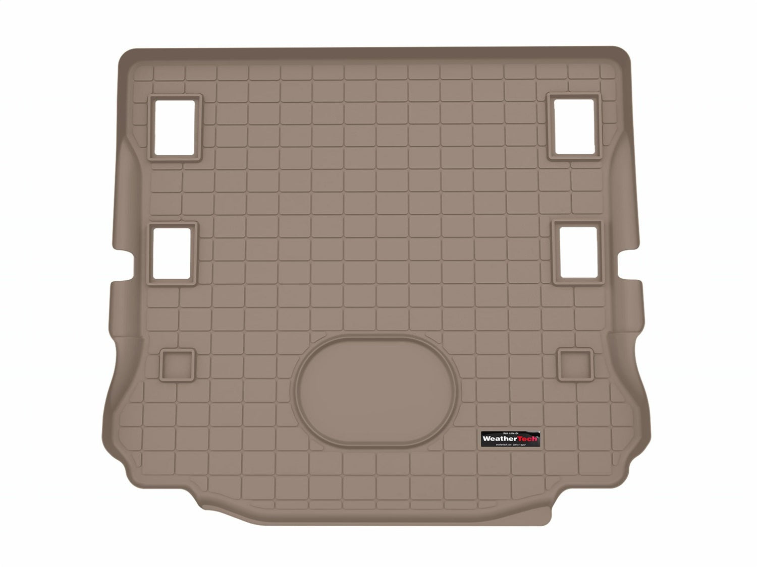 Weathertech - Cargo Liner - Tan Behind 1st Row Seating 15-18 Jeep Wrangler - 411055