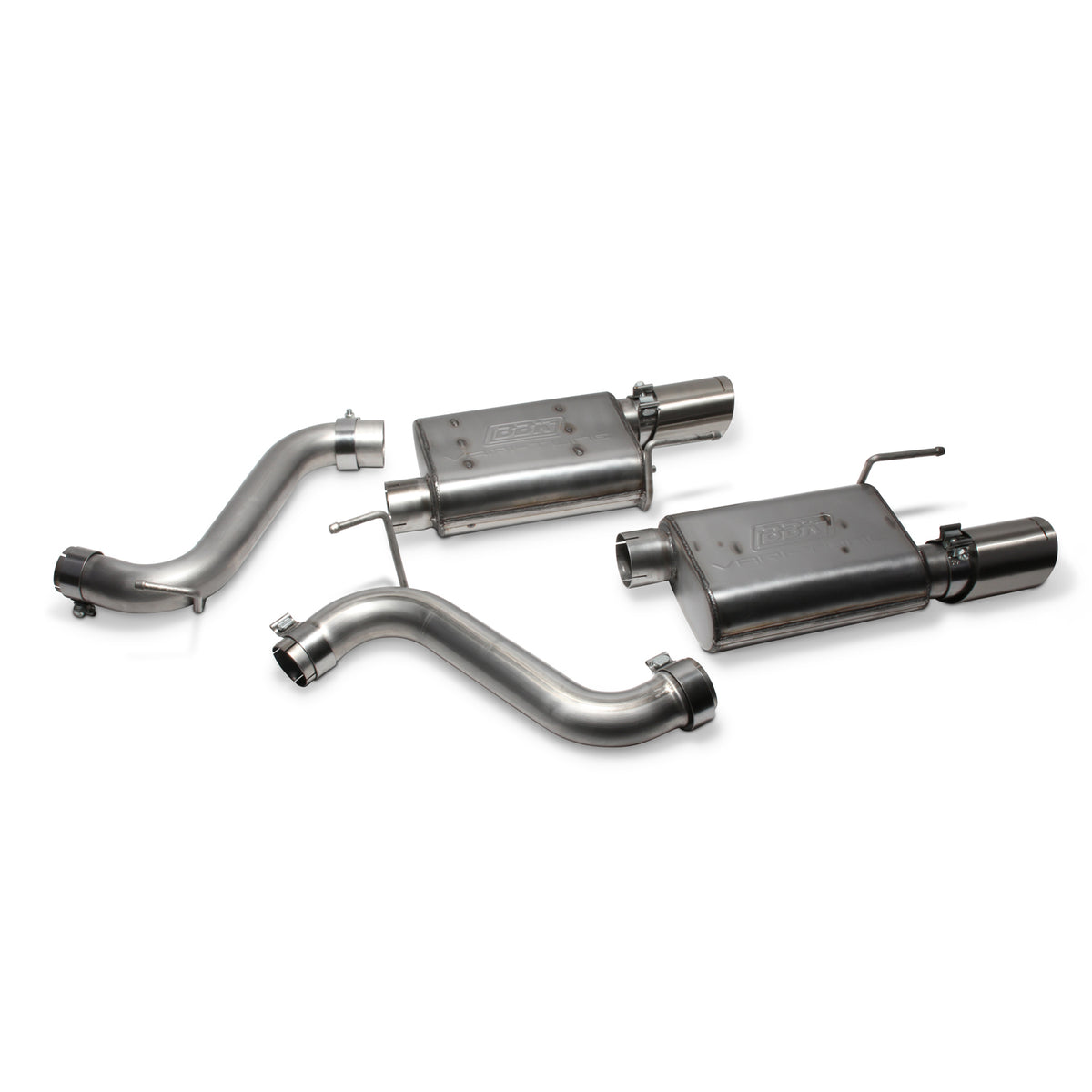 BBK 15-17 Ford Mustang GT Varitune Axle Back System (Cut & Clamp Direct Bolt On Design) - 41115