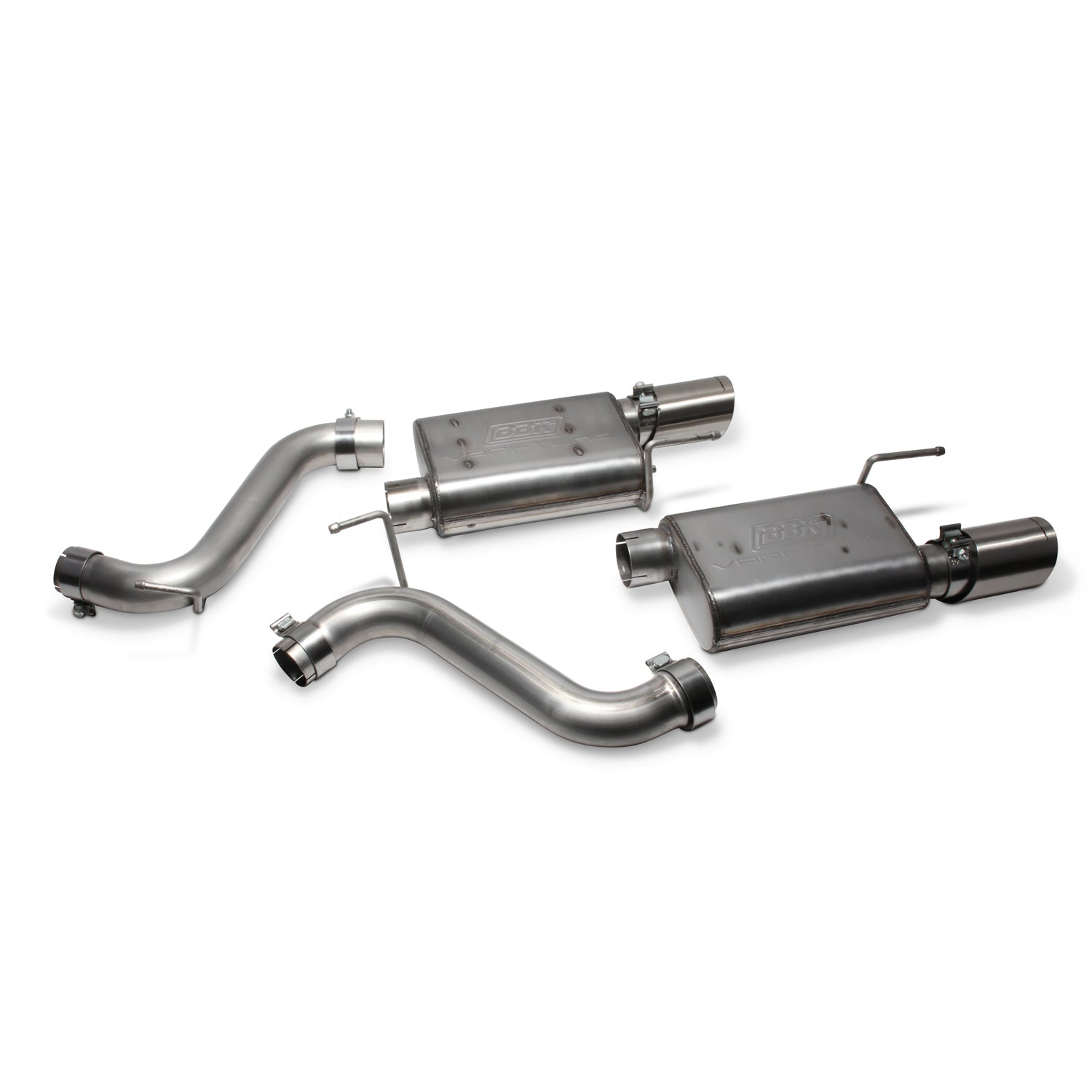 BBK 15-17 Ford Mustang GT Varitune Axle Back System (Cut & Clamp Direct Bolt On Design) - 41115