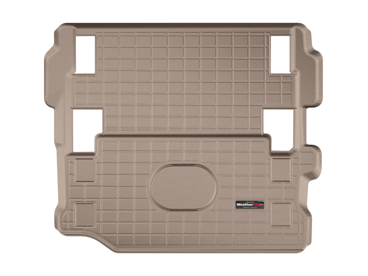Weathertech - Cargo Liner - Tan Behind 1st Row Seating 18-26 Jeep Wrangler - 411198