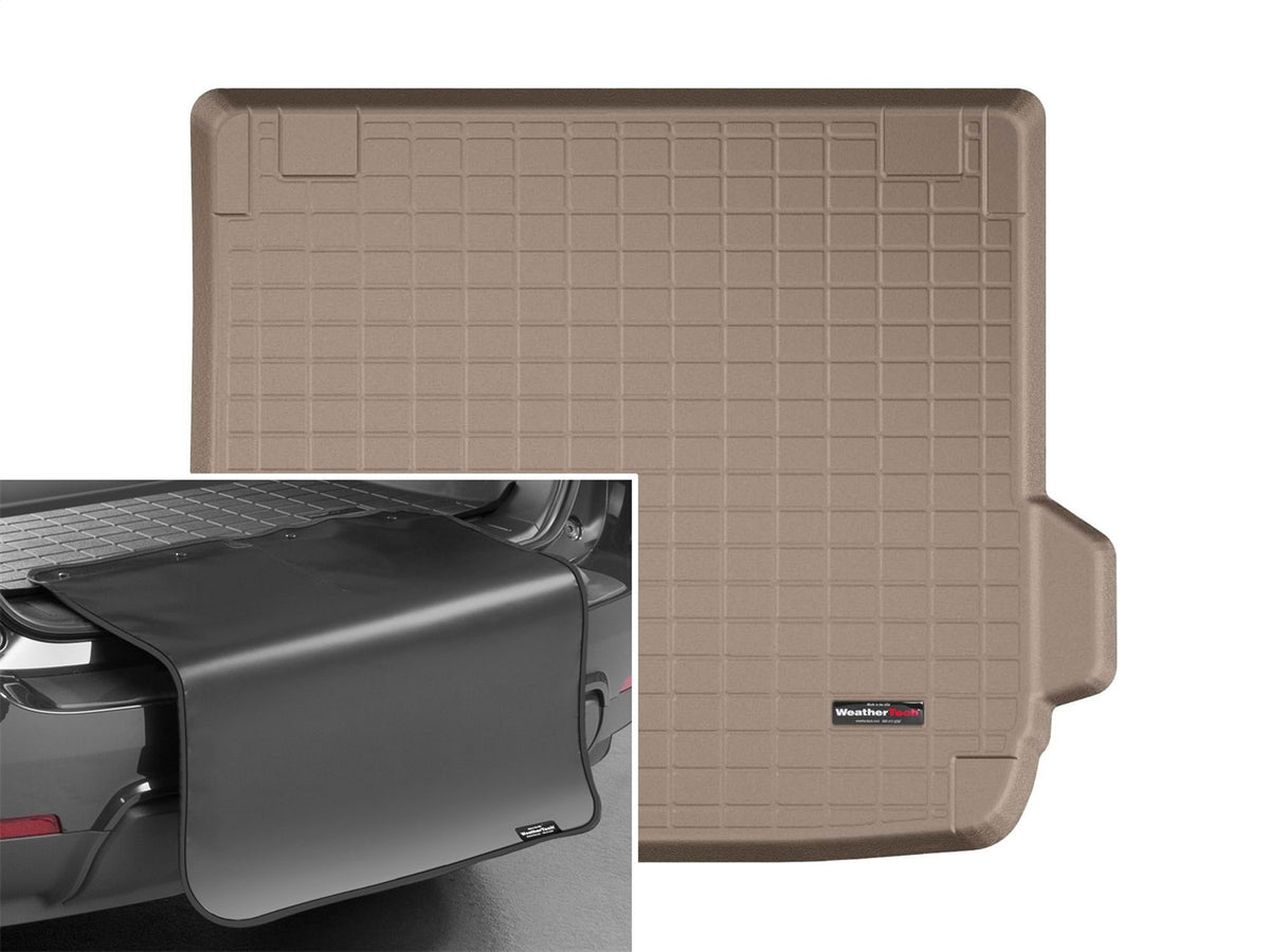 Weathertech - Cargo Liner w/Bumper Protector - Tan Behind 2nd Row Seating 18-25 BMW X4 - 411209SK