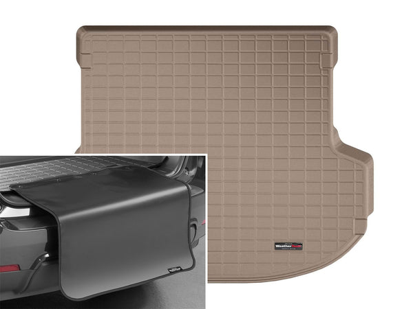 Weathertech - Cargo Liner w/Bumper Protector - Tan Behind 2nd Row Seating 20-21 Hyundai Veloster / 19-21 Hyundai Veloste