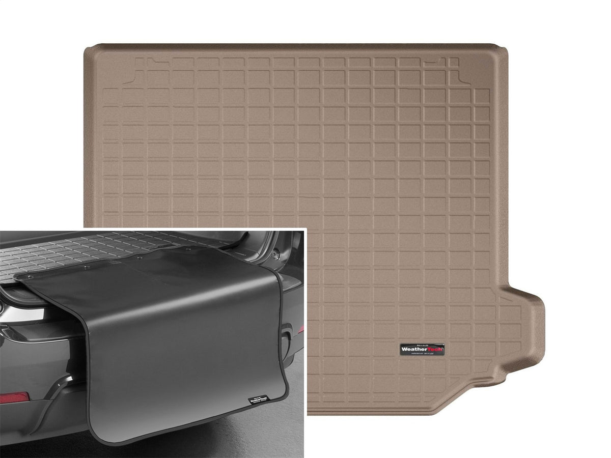 Weathertech - Cargo Liner w/Bumper Protector - Tan Behind 2nd Row Seating 19-26 BMW X5 - 411237SK