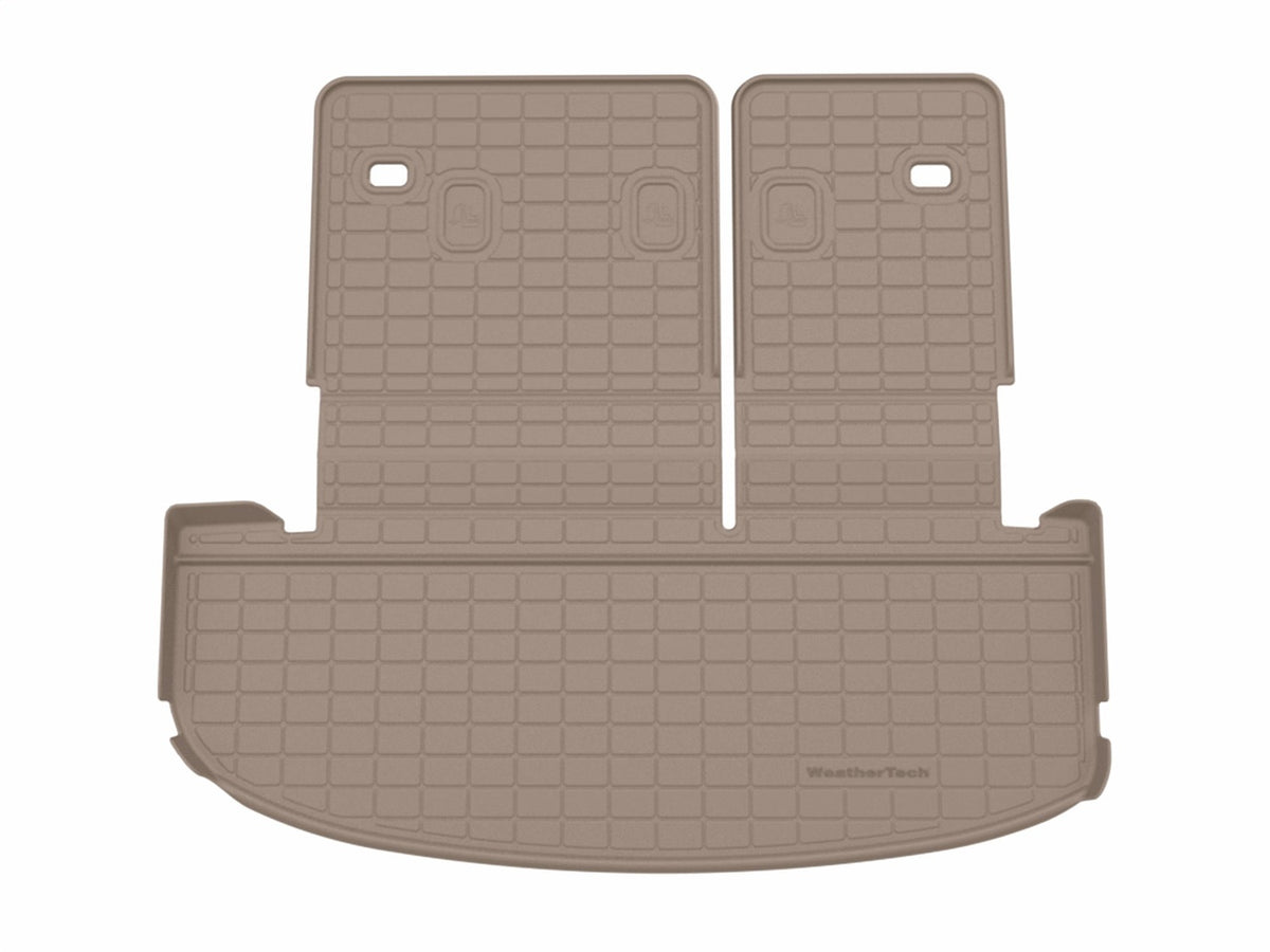 Weathertech - SeatBack Cargo Liner HP - Tan Behind 3rd Row Seating 20-25 Kia Telluride - 411512IM