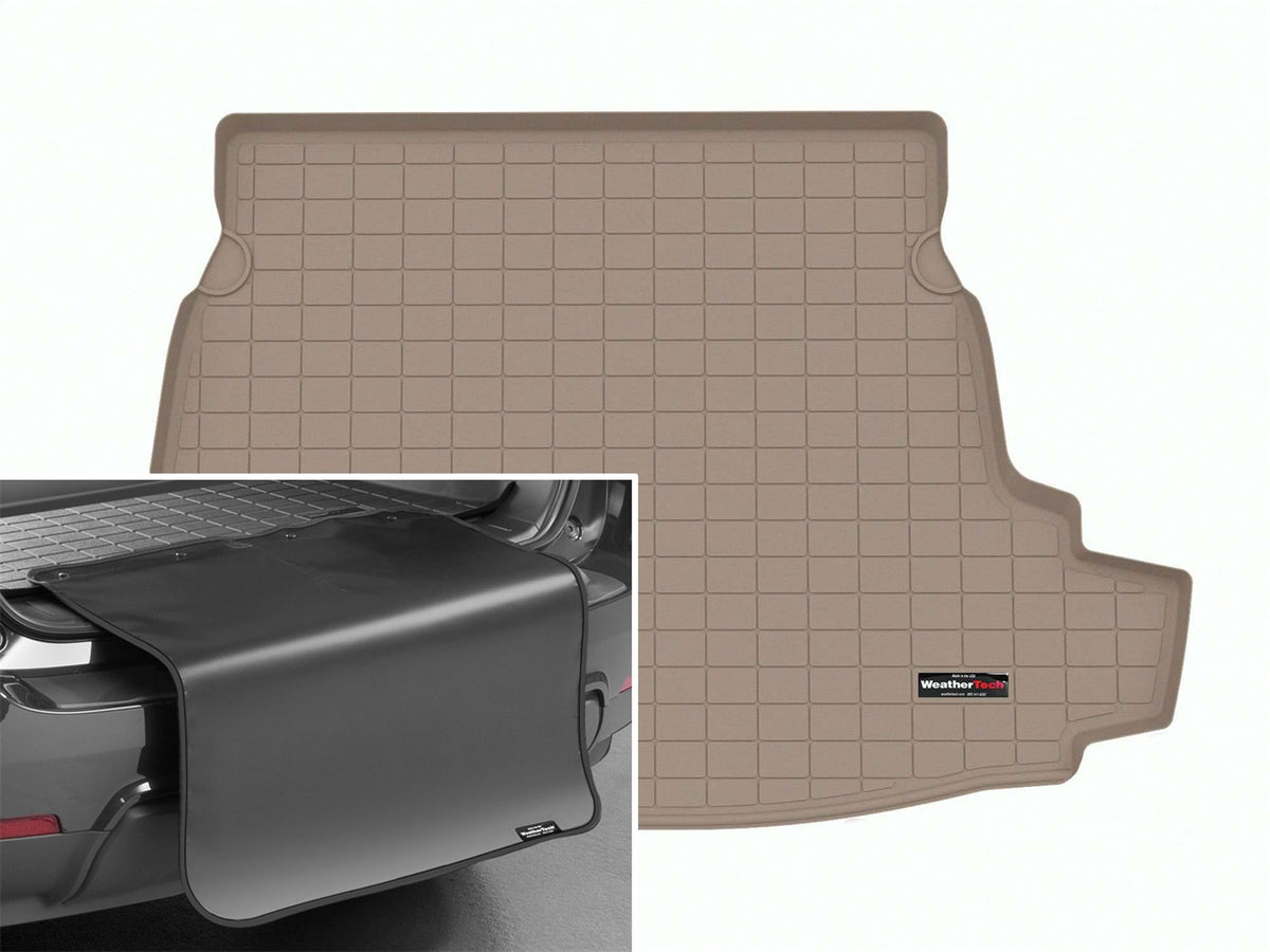 Weathertech - Cargo Liner w/Bumper Protector - Tan Behind 2nd Row Seating 21-25 RAV4 - 411516SK