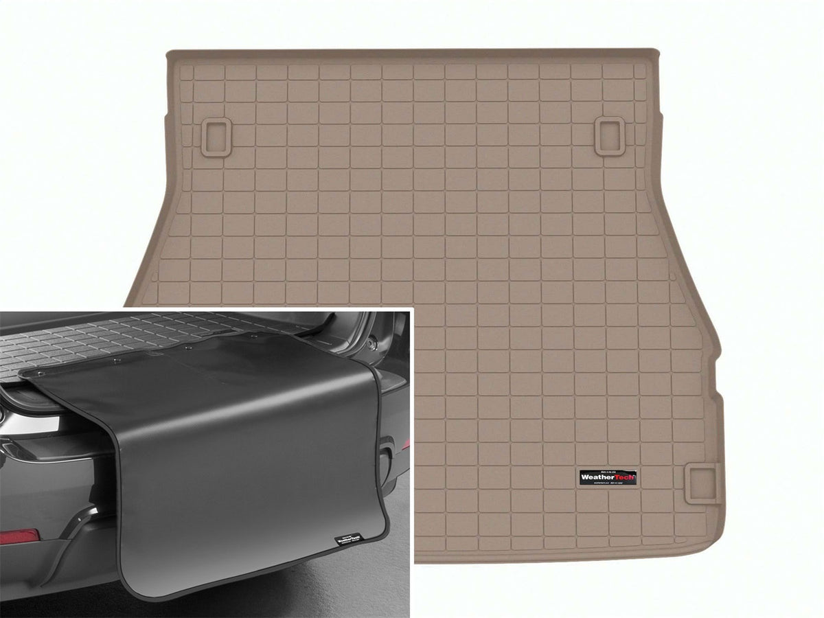 Weathertech - Cargo Liner w/Bumper Protector - Tan Behind 2nd Row Seating 22-24 LX - 411521SK