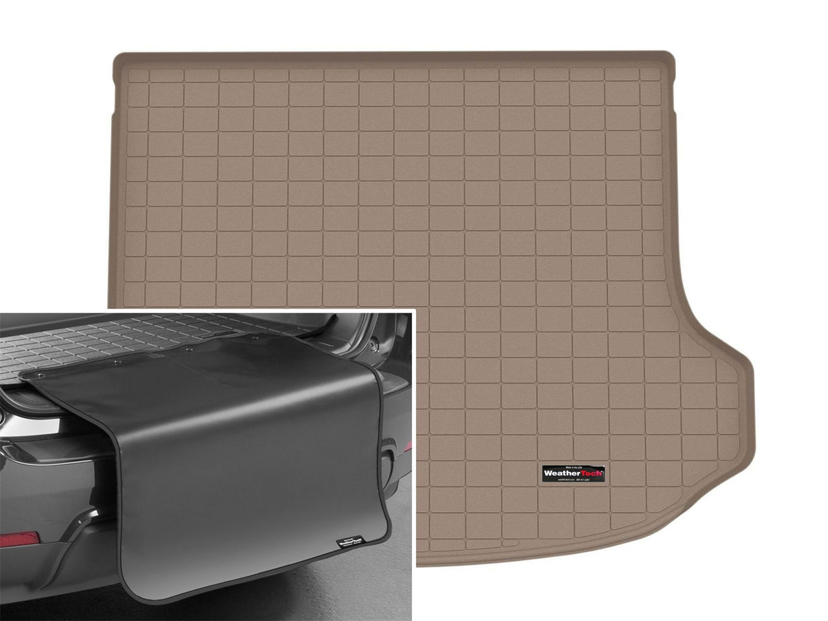 Weathertech - Cargo Liner w/Bumper Protector - Tan Behind 2nd Row Seating 22-25 Grand Cherokee - 411530SK