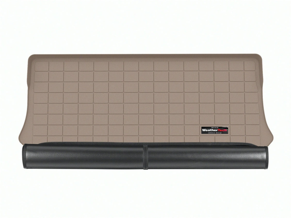 Weathertech - Cargo Liner w/Bumper Protector - Tan Behind 3rd Row Seating 23-26 Mercedes Benz EQS - 411561SK