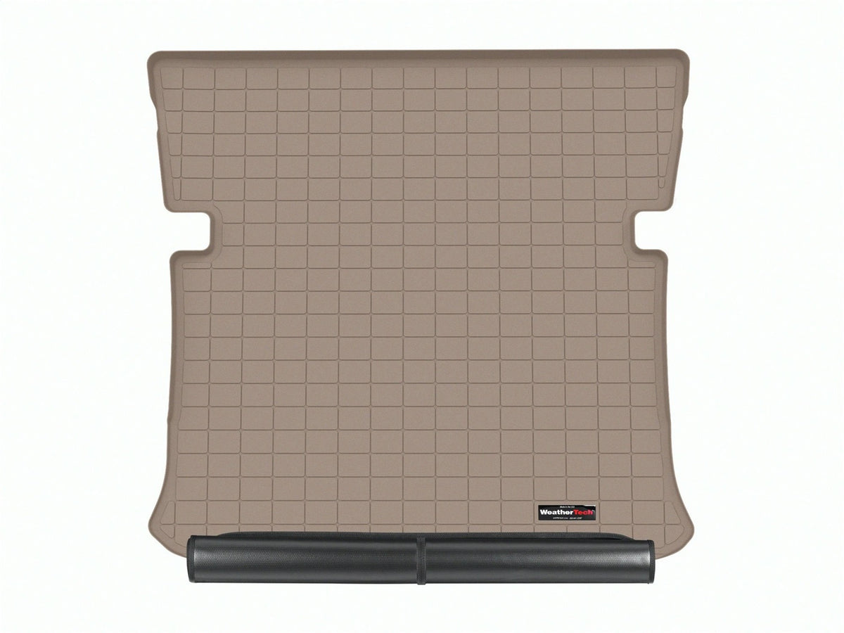 Weathertech - Cargo Liner w/Bumper Protector - Tan Behind 2nd Row Seating 23-26 Mercedes Benz EQS - 411562SK