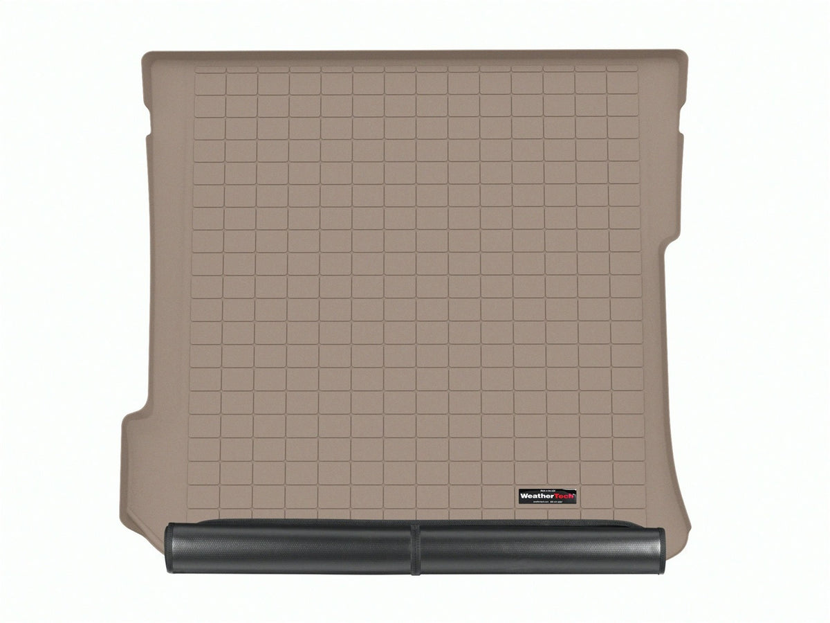 Weathertech - Cargo Liner w/Bumper Protector - Tan Behind 2nd Row Seating 23-25 Mercedes Benz EQS - 411572SK