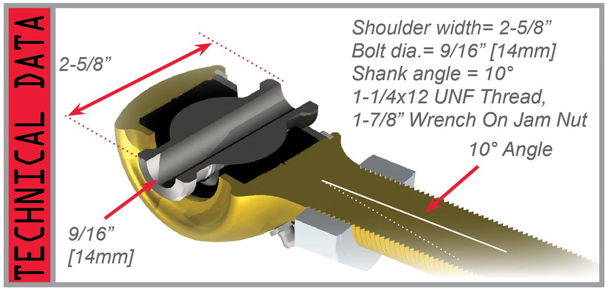 Teraflex Large Offset Adj Arm Joint Rh Thread