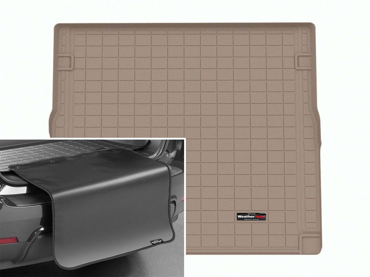 Weathertech - Cargo Liner w/Bumper Protector - Tan Behind 2nd Row Seating 23-25 Land Rover Range-Rover-Sport - 411675SK