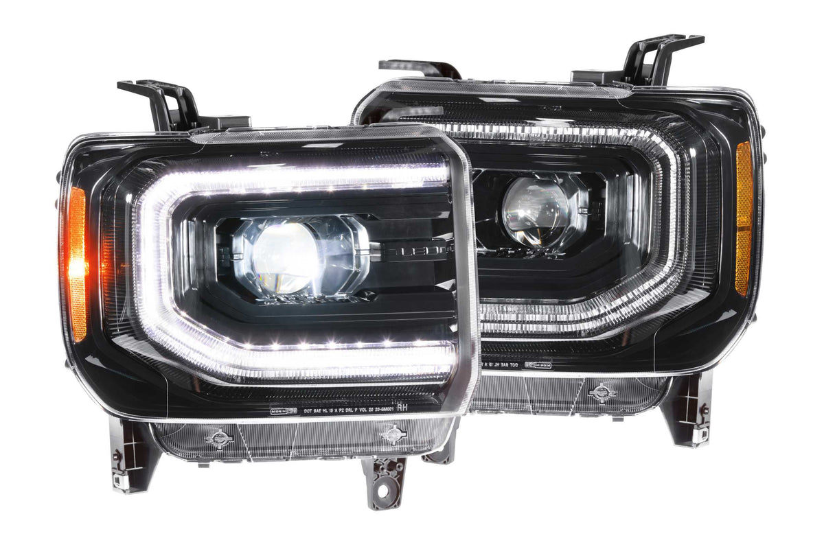 Morimoto - XB LED Headlights: GMC Sierra (14-18) (Pair / ASM) - LF544