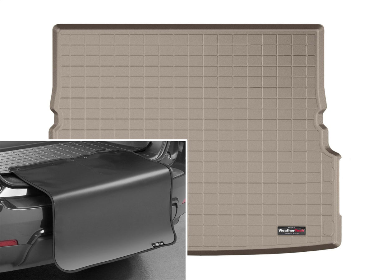 Weathertech - Cargo Liner w/Bumper Protector - Tan Behind 2nd Row Seating 05-15 Nissan Armada / 04 Nissan Pathfinder - 4