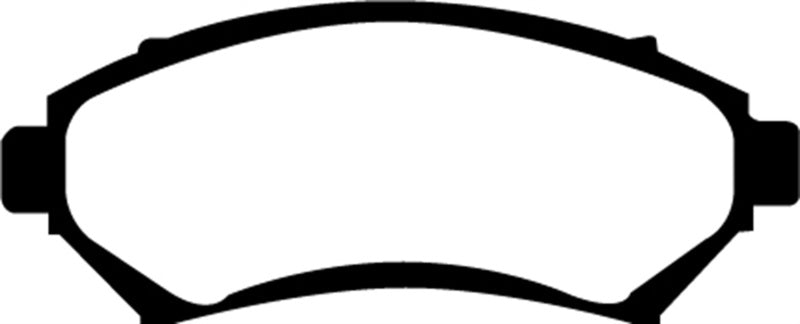 EBC 08-09 Buick Allure (Canada) 5.3 Ultimax2 Rear Brake Pads - UD698 for 2000-2010 Chevrolet Impala - front view