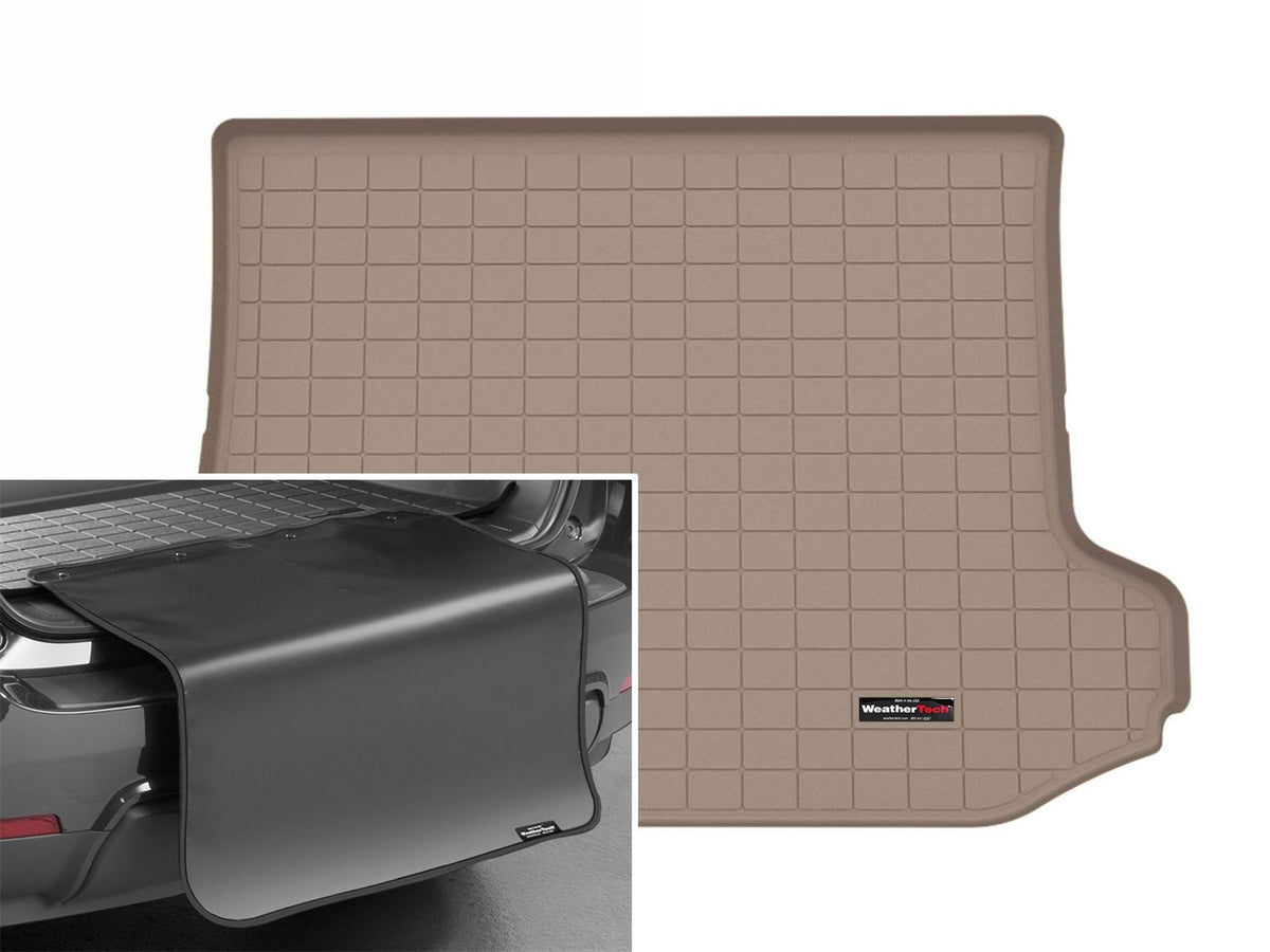 Weathertech - Cargo Liner w/Bumper Protector - Tan Behind 2nd Row Seating 06-12 Toyota RAV4 - 41295SK