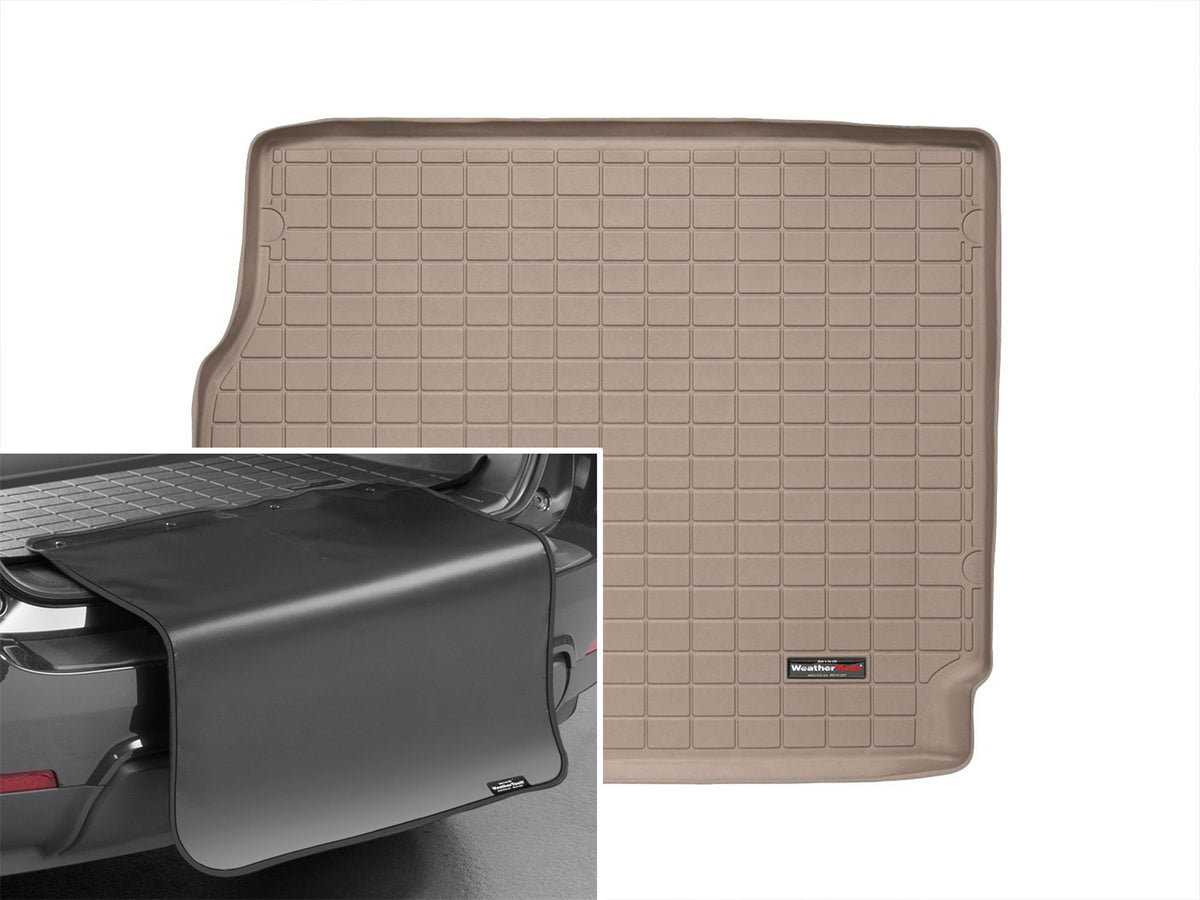 Weathertech - Cargo Liner w/Bumper Protector - Tan Behind 2nd Row Seating 06-13 Land Rover Range-Rover-Sport - 41302SK