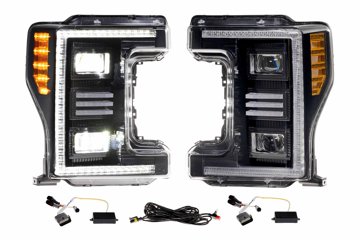 Morimoto - XB Hybrid LED Headlights: Ford Super Duty (17-19 / Set) - LF554.2