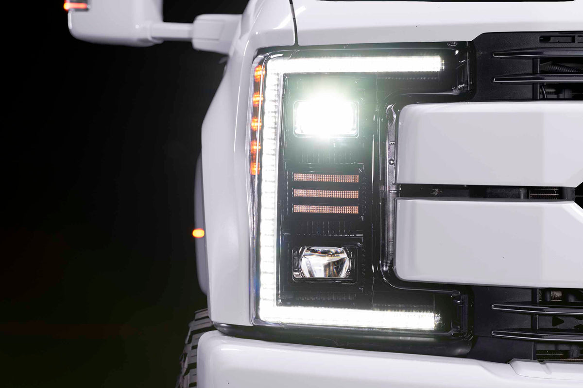 Morimoto - XB Hybrid LED Headlights: Ford Super Duty (17-19 / Set) - LF554.2