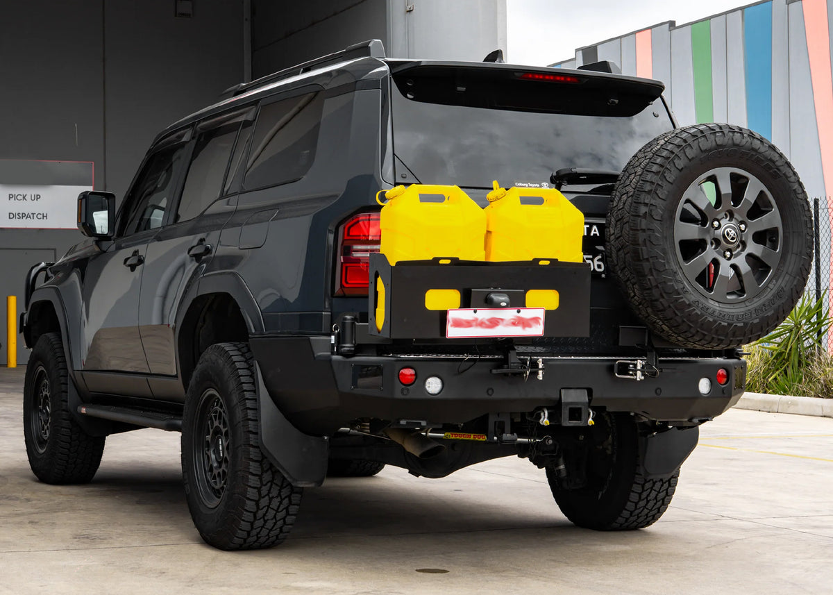 Dobinsons - Rear Bar Lc 250 Series with Jerry Can Holder and Single Tire Carrier - BW80-4146