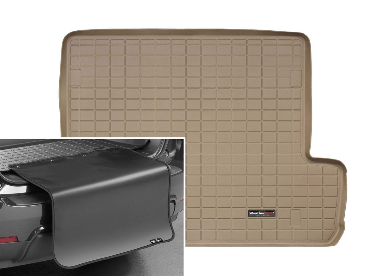 Weathertech - Cargo Liner w/Bumper Protector - Tan Behind 2nd Row Seating 10-24 4Runner - 41486SK