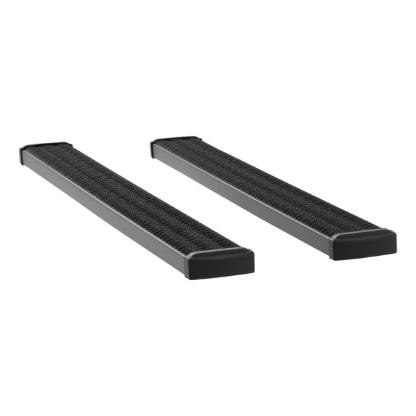 LUVERNE 415078-401445 Grip Step Black Aluminum 78-Inch Truck Running Boards, Select Chevrolet Silverado, GMC Sierra 1500, 2500, 3500 HD Extended Cab