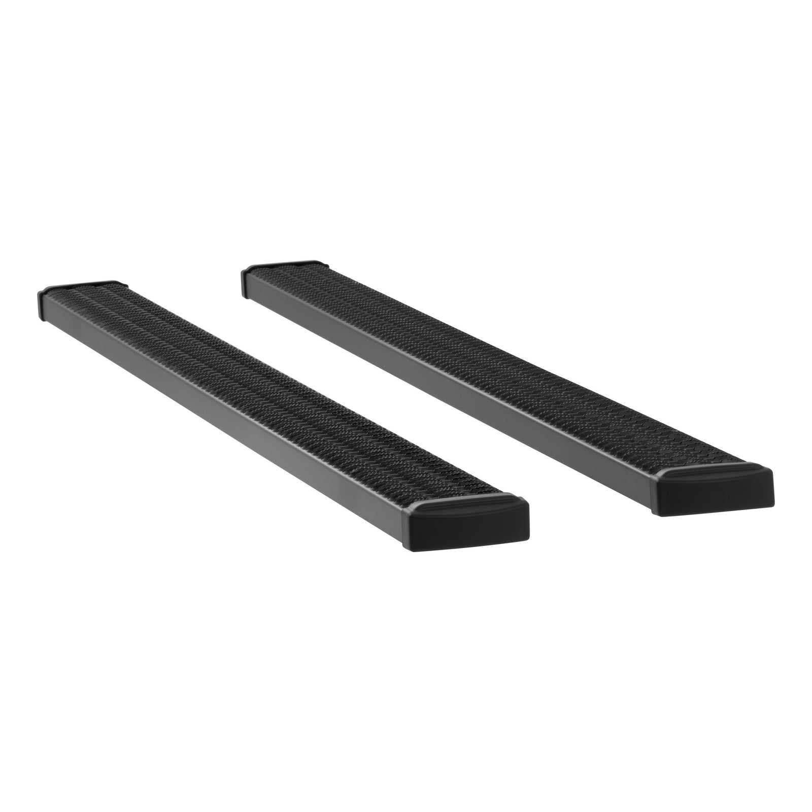 LUVERNE 415098 Grip Step 7" x 98" Black Aluminum Running Boards (No Brackets)