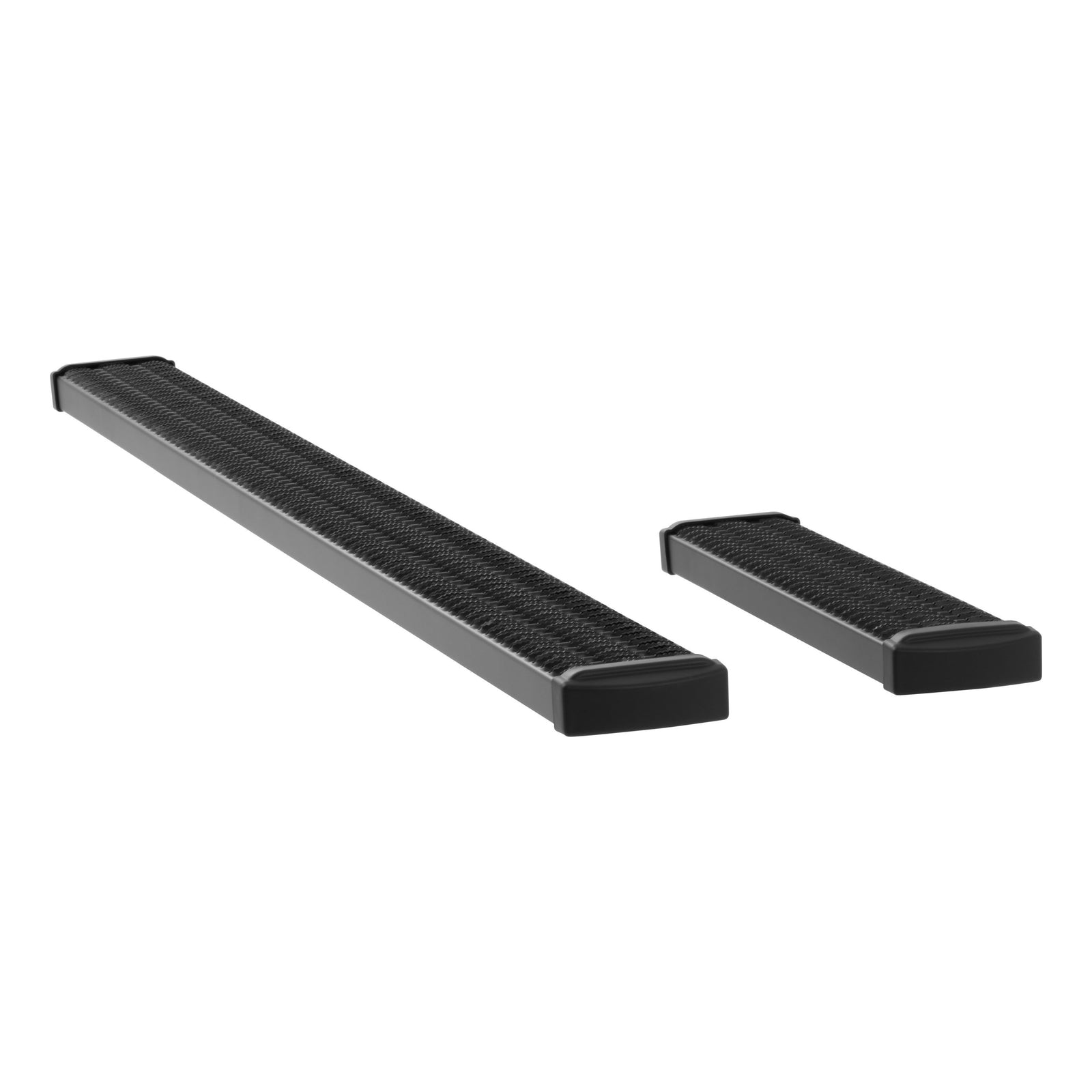 LUVERNE 415100 Grip Step 7" x 100" Black Aluminum Running Boards (No Brackets)